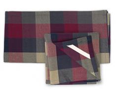 Soleil dOcre 712043 Prestige Lot de 2 Torchons Jacquard Coton Violet 50 x 70 cm