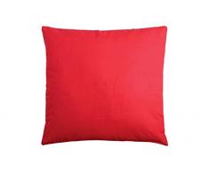Lovely Casa Duo Coussin Coton Rouge 40 x 40 cm