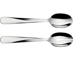Alessi Uns03/14 Giro Couverts Ã Salade en Acier Inoxydable 18/10 Brillant