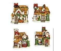 Comarco Sa 11766 Bougeoir en Terre Cuite, Multicolore, 14 x 10 x 15 cm