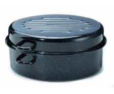 GSW 410380 Plat à Four Ovale en émail 38 cm