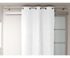 Soleil docre 031715 Norvege Rideau Ã Â Oeillets en Polaire Polyester Ecru 140x240 cm