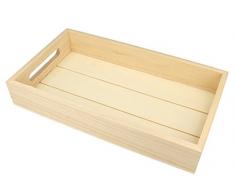 Artemio Plateau Rectangle, Bois, 30 x 17 x 5 cm