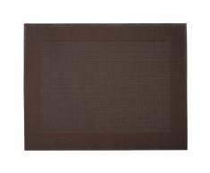 Saleen 1210260101Â Set de Table en Flanelle Cadre Marron