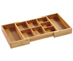 KESPER 70721 Boite de Rangement 30-50x35x5cm en Bambou, Multicolore, 30x14x20 cm