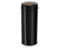 ECHTWERK Design Poubelle 42Â L avec capteur InfrarougeÂ âÂ INOX, Acier Inoxydable, Noir, 42 Liter