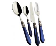 BUGATTI OXB2M-S3250 Oxford MÃ©nagÃ¨re de 24 PiÃ¨ces Service de Table Acier/ABS Bleu 39 x 27 x 5 cm