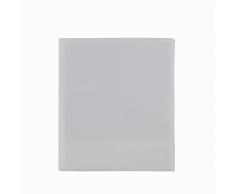 Essix - Housse de couette Royal Line Percale de Coton Gris Perle 240 x 260 cm