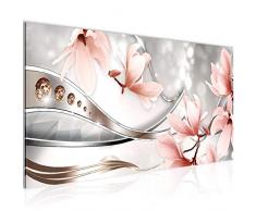 Tableau decoration murale Magnolia de Fleurs - XXL Impression sur Toile Salon Appartment 1 Parties - prÃªt Ã accrocher - 207212a