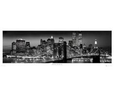 1art1 New York Poster de Porte - Manhattan by Night (158 x 53 cm)
