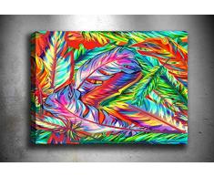 Bonamaison Peinture sur toile, multicolore, 30 x 40 cm - Conçu et fabriqué en Turquie