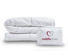 Cuddledown Toutes Saisons 9Â Plus 4,5Â Tog Duvet Alternative Anti-allergie Couette en Microfibre, Blanc, Super King Size