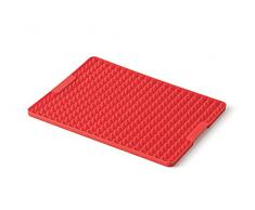 Silikomart 23.026.01.0065 CRSP02 Tapis pour Cuisson au Four Electrique sans Gras Silicone Rouge