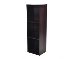 ModulHome 6RAN620CH Module 3 Cubes de Rangement Panneau/MDF Wenge 29,5 x 36,5 x 116,5 cm