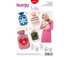 Burda B6728 6728 Patron de bouillotte, Blanc