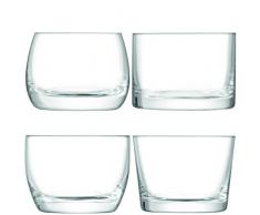 LSA International Lulu Bol Ã9Â cm Clair Assortis X 4, Lot de 4