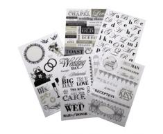 Unbekannt Me & My Big Ideas Lot de Stickers Ã Paillettes Multicolore 0,33 x 12,7 x 25,4 cm