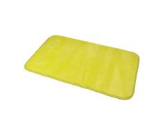 Douceur dIntÃ©rieur Tapis de Bain, Microfibre, Vert Anis, 45x75x1,5 cm