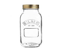 Karis 0025.401 Bocal A VIS 1 L Verre, Transparent, 9,3 x 9,3 x 17,8 cm