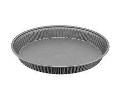 Kaiser 2300659718 Moule à Tarte aux Fruits Inspiration, Acier, Noir, 30 x 30 x 8 cm