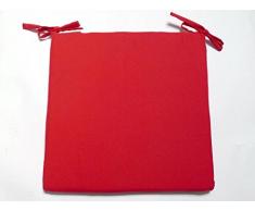 Soleil dOcre 008030 Panama Dessus de Chaise Coton Rouge 40 x 40 cm