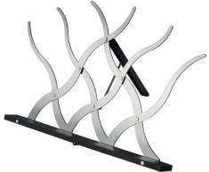 Alessi Dul06 Fiamma Lutrin Pliable en Acier Inoxydable 18/10 Brillant et Pa