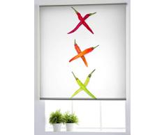 Estoralis C-1190 Store Enrouleur Translucide ImprimÃ© Digital Easy Fix, Multicolor, 110 x 150 cm
