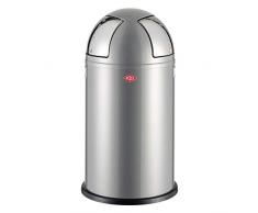 WESCO 175 861â11 Poubelle Push Two (Argent)