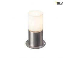 SLV ROX ACRYL 30 broches Lampadaire dextÃ©rieur Ã LED en acier inoxydable 316L 3000 K IP44 ArgentÃ© 12 W