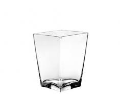 PASABAHCE 80138Â Flora Vase Verre, 16Â cm, Transparent