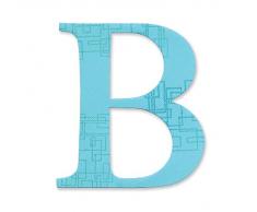 Sizzix Matrice de découpe Lettre B décorative Par E.L. Smith Majuscule Sassy Serif