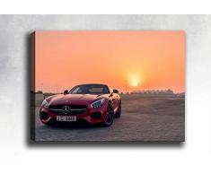 Bonamaison Peinture sur toile, multicolore, 40 x 60 cm - ConÃ§u et fabriquÃ© en Turquie