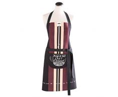 Coucke Tablier Expresso Coton Noir 70 x 82 x 0,3 cm