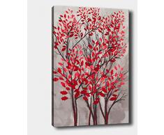 Bonamaison Peinture sur toile, multicolore, 30 x 40 cm - Conçu et fabriqué en Turquie