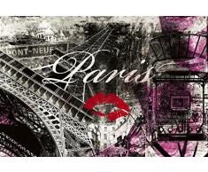 Tapisserie poster panoramique PARIS 4 x 2,70 m | Déco et photo murale XXL Qualité HD Scenolia