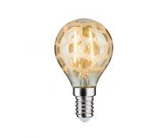 Paulmann 28503 LED Ampoule SphÃ©rique 4,5W, E14, 230V, GivrÃ© or, 2500K, dimmable