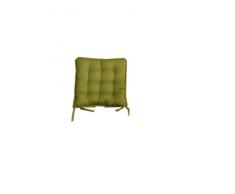 HomeMaison.com HM69451635 Galette de Chaise MatelassÃ© Polyester/Coton Anis 40 x 40 cm