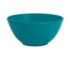 Zak Designs 0412-9411 Bol, mÃ©lamine, Bleu Aqua, 16 x 16 x 7,5 cm