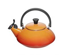 Le Creuset, Bouilloire, Capacité : 1.6 L, Acier émaillé/Phénol, Zen, Rouge