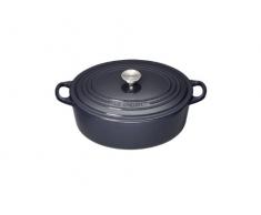 Le Creuset 21002275602461 cocotte ovale tradition en fonte émaillée Bleu nuit 27 cm