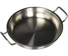 PADERNO Casserole 11115–28, 2 poignées en Acier Inoxydable, 28 cm