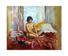 Legendarte - Tableau, Peinture à lhuile - Détente Luxueuse - cm. 50x60
