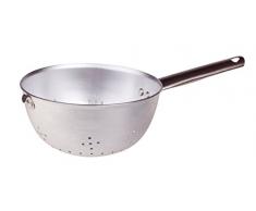 Pentole Agnelli Passoire SphÃ©rique (Scaldapasta) Ãpaisseur 3 Mm avec Manche Tubulaire et TÃªte INOX cod.ALMA14024 DiamÃ¨tre 240 Mm