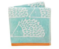 Scion Spike Serviette de Bain, Coton, Aqua, 70Â x 125Â x 0.2Â cm
