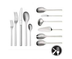 WMF 1202006332 Set de 66 Couteaux Monobloc, Acier Inoxydable, Argent, 48,5 x 39 x 10,5 cm
