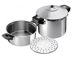Kuhn Rikon 3014 Duromatic Set de Autocuiseurs avec Poignées Inox 4/8 L 24 cm