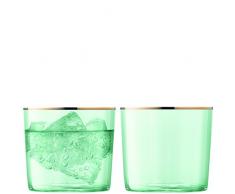 LSA International Gobelet de Sorbet 310Â ML Melon X 2, Vert, Lot de 2