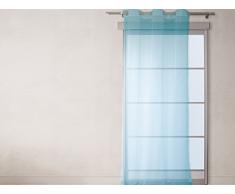 Soleil dOcre 031069 Voilage à  Oeillets Métal Polyester Bleu 135x250 cm