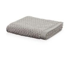 MÃVE Brooklyn Serviette de Toilette 50 x 100 cm, Fabriqué en Allemagne, 85 % coton / 10 % viscose en pulpe de bambou / 5 % lin, Nature / Cashmere (Marron)