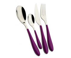 Casa Bugatti GGIU-023F50 GIOIA Iris Ensemble de couverts, 24 piÃ¨ces